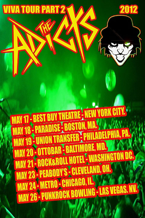 The Adicts Viva Tour 2012