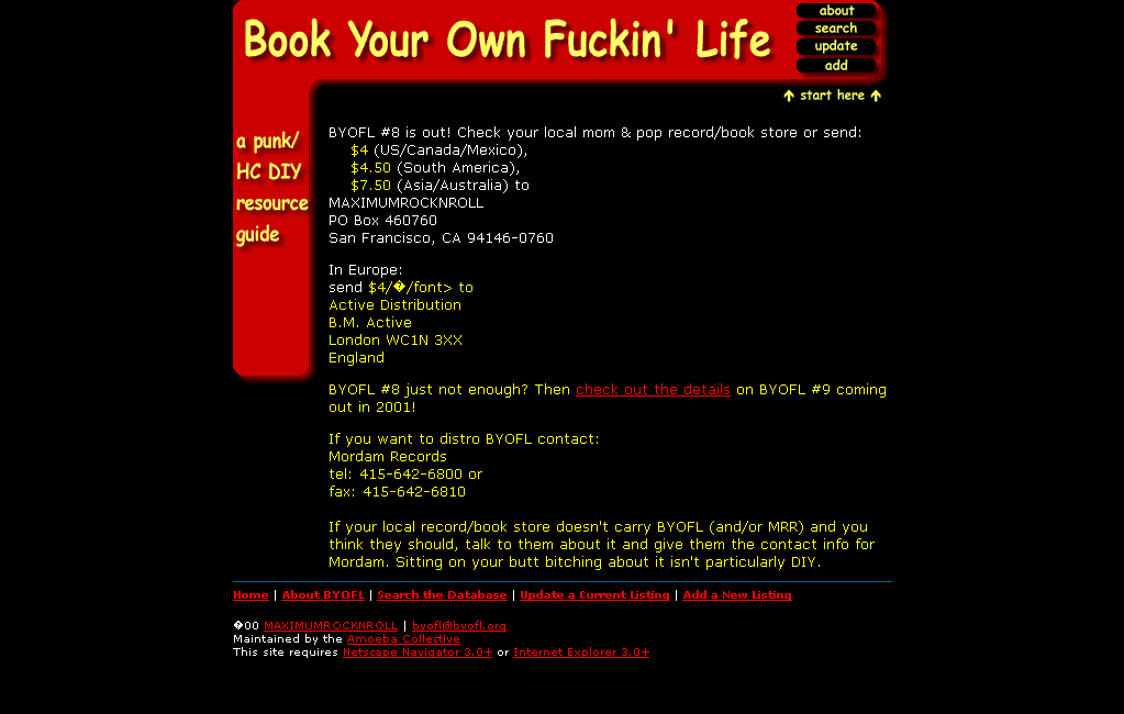BYOFL, April 2000 BYOFL, April 2000
