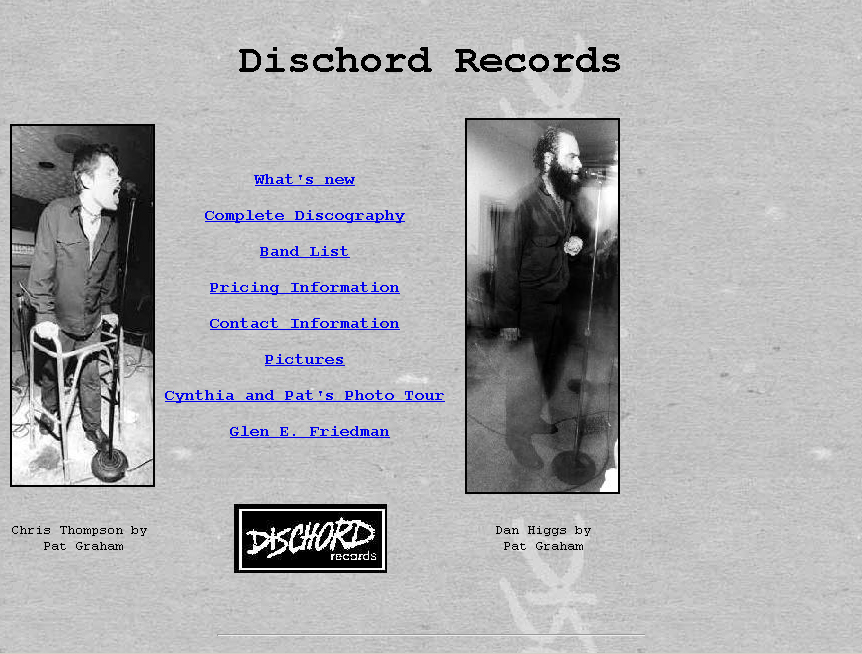 Dischord Records, December 1996 Dischord Records, December 1996