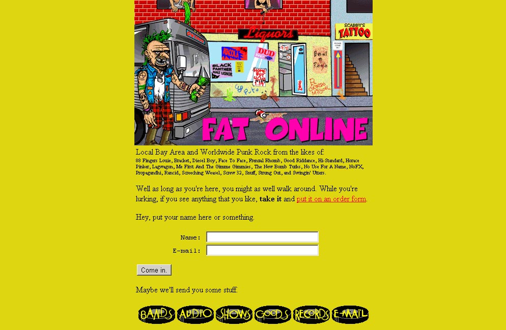 Fat Wreck Chords, December 1996 Fat Wreck Chords, December 1996
