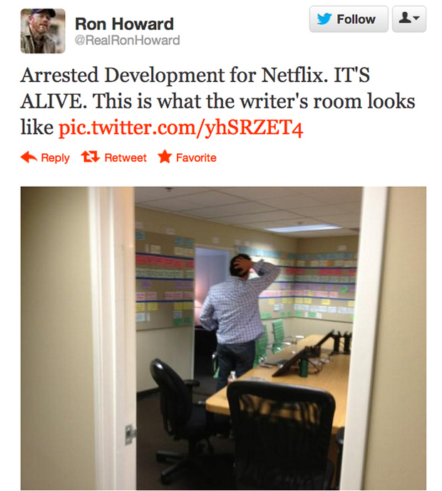 Ron Howard tweet