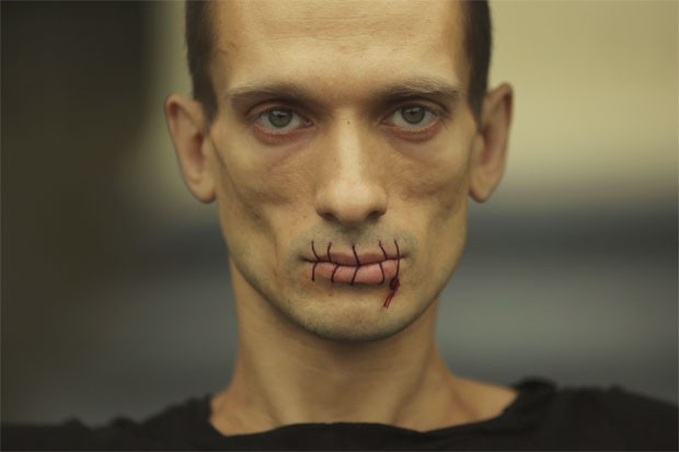 Russian artist Pyotr Pavlensky