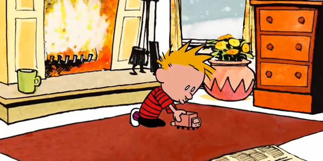 Watch: Calvin and Hobbes Animated Cartoon Short |