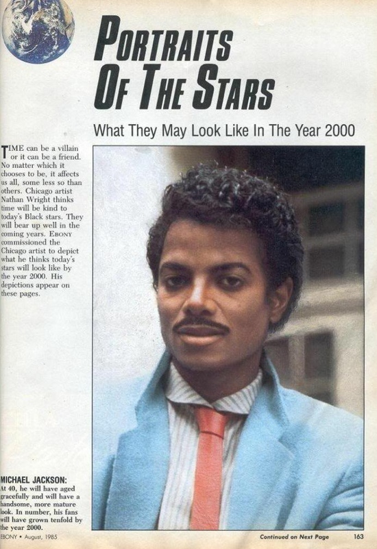 1985 prediction of what Michael Jackson would look like in 2000